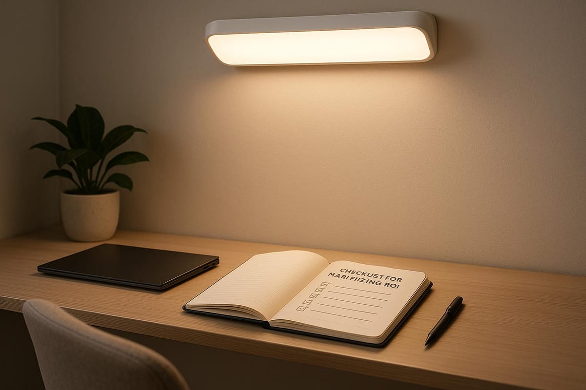 Checklist for Maximizing ROI with Lighting Rebates