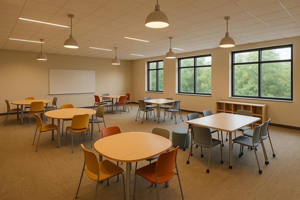 Lighting Design for Flexible Learning Spaces