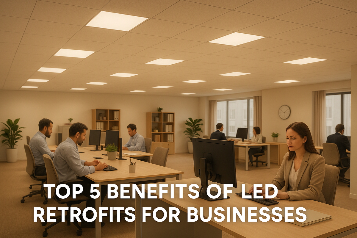 Top 5 Benefits of LED Retrofits for Businesses