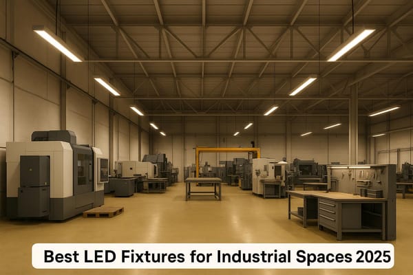 Best LED Fixtures for Industrial Spaces: 2025