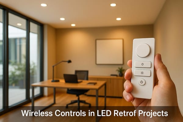 Wireless Controls in LED Retrofit Projects