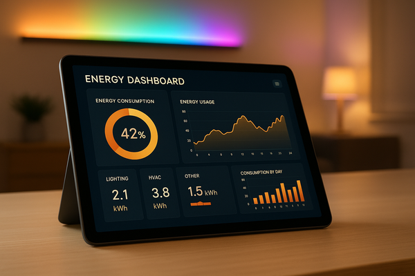 Smart Lighting Controls for Energy Dashboards