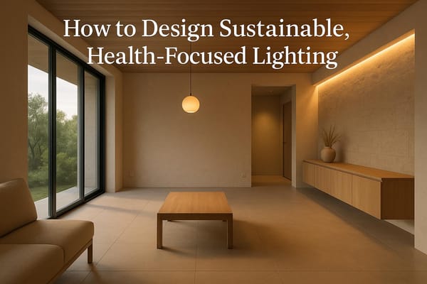 How to Design Sustainable, Health-Focused Lighting